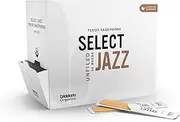 D'Addario Organic Select Jazz Unfiled Tenor Saxophone Reeds - Sax Reeds - Individually Sealed - 2 Soft, 25 Pack