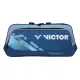 【VICTOR 勝利體育】手提矩形包-拍包袋 羽毛球 裝備袋 勝利 墨藍水藍白(BR5615FM)