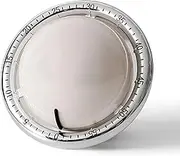 Kitchen Timer, Cooking Timer Clock with Loud Alarm, Egg Timer, Countdown Reminder, Wind Up 60 Minutes Manual Countdown Timer, No Batteries Required, Mechanical, Magnetic Backing, Stainless Steel Body