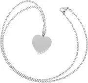 SUPVOX Stainless Steel Heart Pendant for Pet Ashes Discreet Keepsake Cremation Jewelry for Dog Cat Human Remembrance Durable Travel Friendly Design