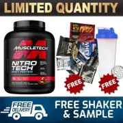 MUSCLETECH NITROTECH 4LB // NITRO TECH PRO MUSCLE WHEY PROTEIN ISOLATE $