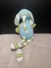 Pottery Barn Kids Blue Knit Elephant Plush Julian Striped Sweater Toy Lovey PBK