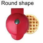 Mini Electric Round Waffles Maker Machine Kitchen Appliance Cooking - New - 2025