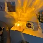 RGB Night Light Rotating Water Pattern Table Lamp LED Projection Lamp