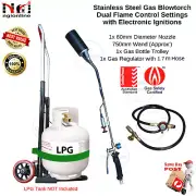 GARDEN WEED BLASTER BLOWTORCH KILLER BURNER WEEDER BUTANE GAS PIEZO IGNITIONS