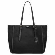 Oroton Black Elsie Medium Tote
