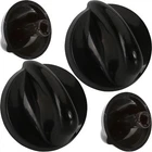 GENUINE BELLING STOVES BLACK COOKER OVEN HOB CONTROL KNOB SWITCH 082613643 x 4