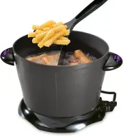 05450 Dualdaddy Electric Deep Fryer, Black