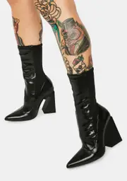 [Poster Grl] Callous N Cordial Power Mesh Sock Heels