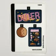 LEGO STICKER SHEET 40687 Alien Space Diner Decals Stickers