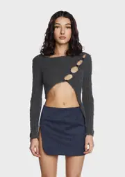 Come So Far Asymmetric Sweater