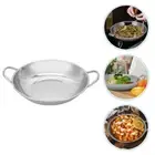 Kitchen Pans Stainless Steel Cookware Wear Resistant Fry Wok Cooking