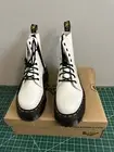 Dr. Martens Jadon 15265100 Unisex Adults White Combat Boots Size Men 5 Woman 6