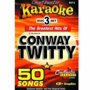 KARAOKE CD+G CHARTBUSTER 5073 CONWAY TWITTY 3 DISC BOX SET NEW w/SONG LIST