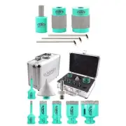 Glass Diamond Grinder Bits and LEKOMESH Diamond Core Drill Bits Set