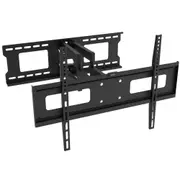 Crest Full Motion Wall Mount Bracket For 37"-80" Flat-Screen TV Adjustable Black