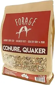 Forage Conure & Quaker 1.75kg Bird Food Mix Millet Seed Fresh Australian Made