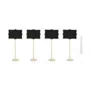 4 Pack Chalkboard Signs