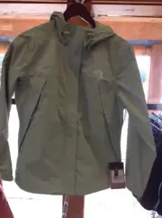 Women's Antora Jacket color Misty Sage size medium