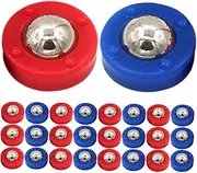 DECOMELODY Upgrade Your Shuffleboard Game 32pcs Mini Balls Rollers Set Shuffleboard Curling Accessories Perfect for Sports Lovers
