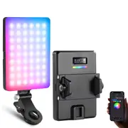 NEEWER CL67C RGB LED Video Light Kit with Phone Clip