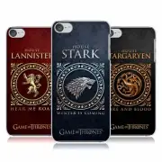OFFICIAL HBO GAME OF THRONES METALLIC SIGILS BACK CASE FOR APPLE iPOD TOUCH MP3