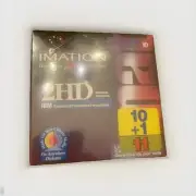 2000 Imation 2HD 3M Floppy Discs 3.5" 1.44 MB Diskettes 10 +1 Pack IBM Formatted