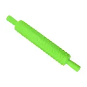 Embossed Rolling Pin 14.6 Inch Geometry 3D Pattern for Clay Baking DIY
