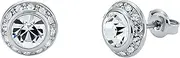 [TED BAKER] Soletia Solitaire Sparkle Crystal Stud Earrings For Women