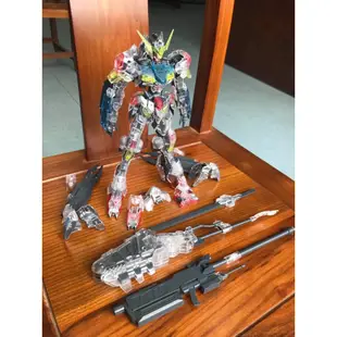 魔匠道1/100 MG鐵血孤兒/獵魔鋼彈GUNDAM BARBATOS全透明板