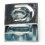 #10-32 x .025" to .063" Zinc Plated Steel Fine Thread Rack Nuts (10 pcs.)