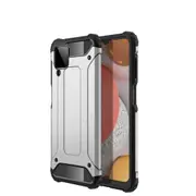 MCC Shockproof Samsung Galaxy A12 Heavy Duty Tough Phone Case Cover A125 [Silver]