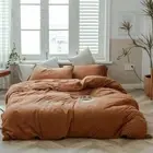 200TC Ultra SOFT Flat Bed Sheet Set Single/Double/Queen/King Size Room Cinnamon