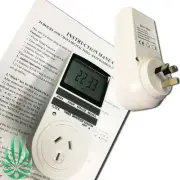 Hydroponic Heavy Duty 2400W Timer Switch 7 Days Grow Light Timer Minute Interval