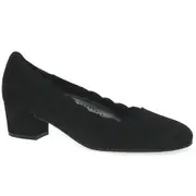 Gabor Gigi Womens Court Shoes Black Suede Uk 9