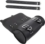 CHICAMPERA 1Pc Practical Motorcycle Side Bag Durable Cycling Storage Bag for Bikes Large Capacity Handlebar Bag Bicycles Riding Accessory Black