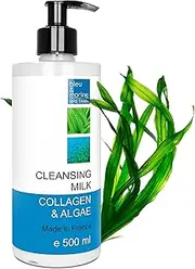 bleu&marine Cleansing Milk 500 ml Mild Cleansing Milk with Algae, Collagen and Aloe Vera