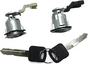STGTZPLPDU Door Lock Cylinder with Key Set Driver Side & Passenger Side Fit for Ford E150 E250 E350 Econoline Van F150 F250 F350 Ranger Door Lock