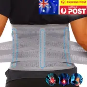 Lower Back Support Lumbar Brace Pain Relief Posture Orthosis Waist Belt Trimmer