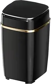 Portable Washing Machine, 3KG Large Capacity Mini Washing Machine with Spin Dryer, Small Washer Machine with Dehydration Function, Mini Washer for Baby Clothes, Underwear, Small Items (Color : Black