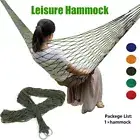 Hammock Mesh Net Hang Rope Swing Chair Camp Outdoor Swing Travel Portable Garden