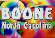 Boone North Carolina Tye Die Fridge Magnet