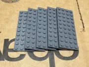 LEGO Parts - Dark Bluish Gray Plate 4 x 10 - No 3030 - QTY 5