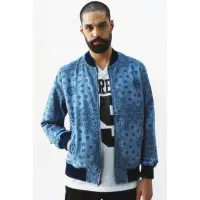 在飛比找蝦皮購物優惠-Supreme paisley denim bomber j