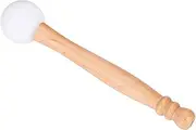 Fafeicy Wood Mallet Rubber Oring Musical Instrument Accessory, Crystal Singing Bowl Mallet Musical Instrument Accessory, Crystal Singing Bowl