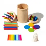 Sorting Toy Interactive Kids Early Education Board Game Fine Motor Skill Train