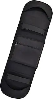 Stretchable Skate Backpack with Additional Pocket Foldable Longboard Bag Adjustable Shoulder Strap