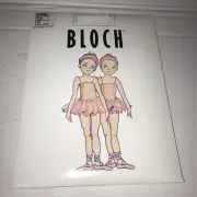 Bloch Endura Footed Childrens Tights T0921G WHITE Size LARGE 10-12