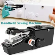 Mini máquina de coser de mano eléctrica portátil, ropa de costura fácil de usar