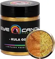 Eye Candy Premium Mica Powder Pigment “Kula Gold” (25g) Multipurpose DIY Arts and Crafts Additive | Natural Bath Bombs, Paint, Soap, Nail Polish, Lip Balm (Kula Gold, 25G)
